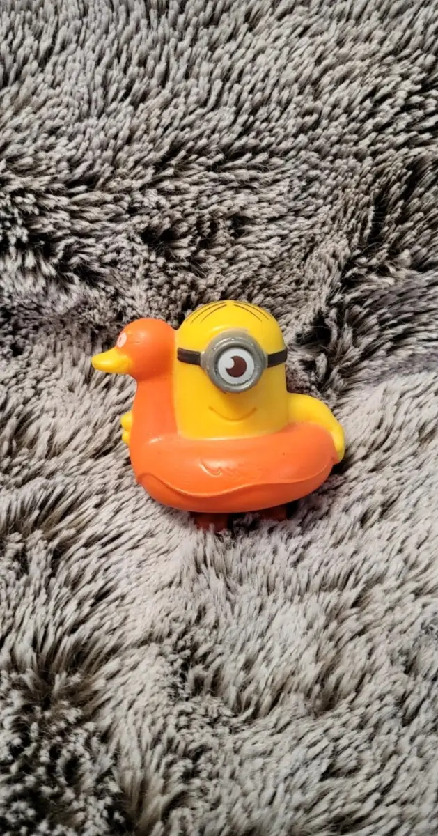 90s McDonald's Minions Orange Duck Figure