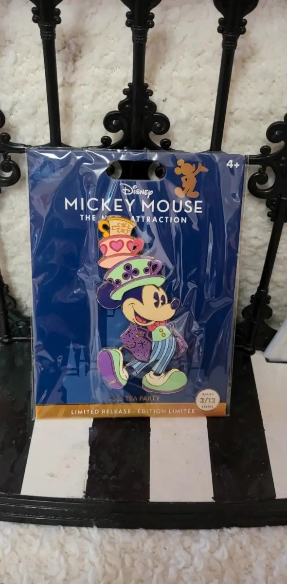 Disney Mickey Mouse Mad Tea Party Pin Badge
