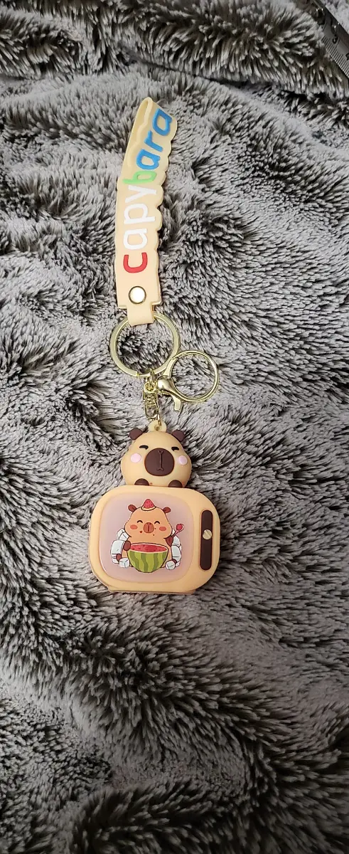 Capybara Figure Light Up Keychain