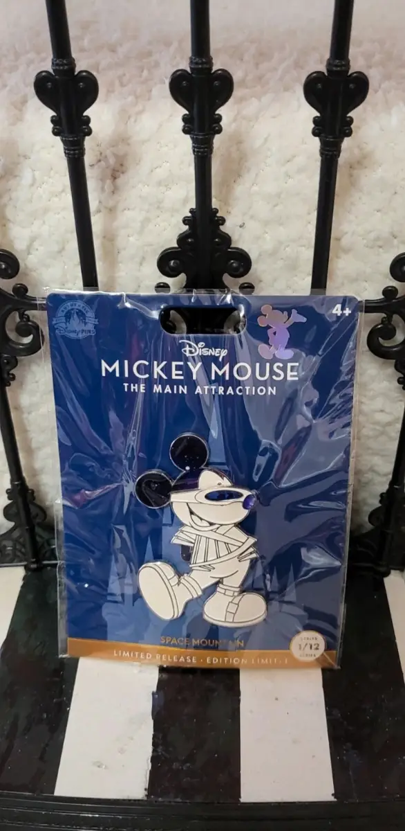 Disney Mickey Mouse Space Mountain Pin Badge