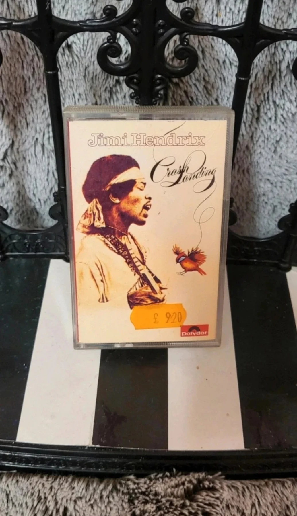 Jimi Hendrix Crash Landing Cassette Tape
