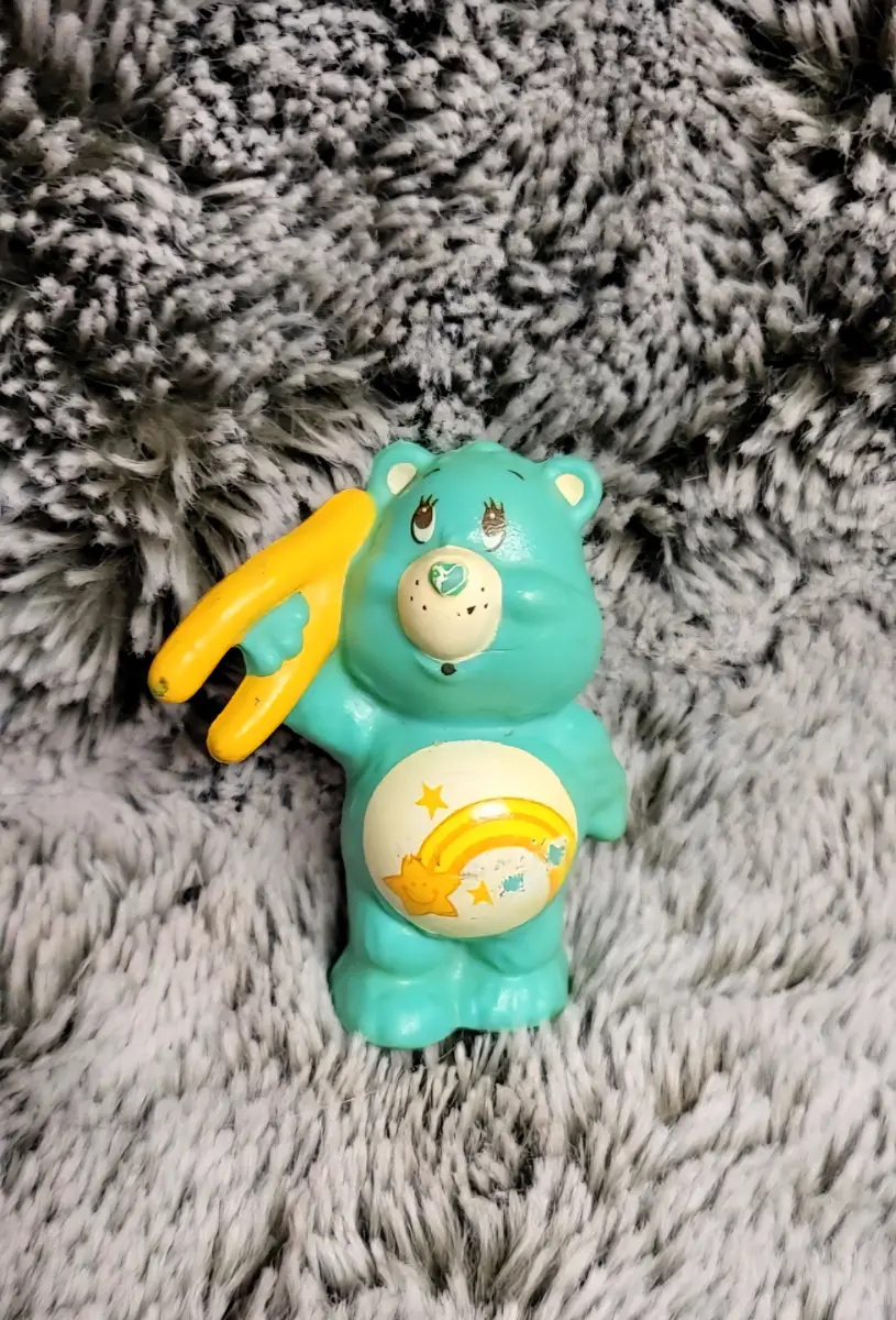 Vintage Care Bears Wish Bear Figure
