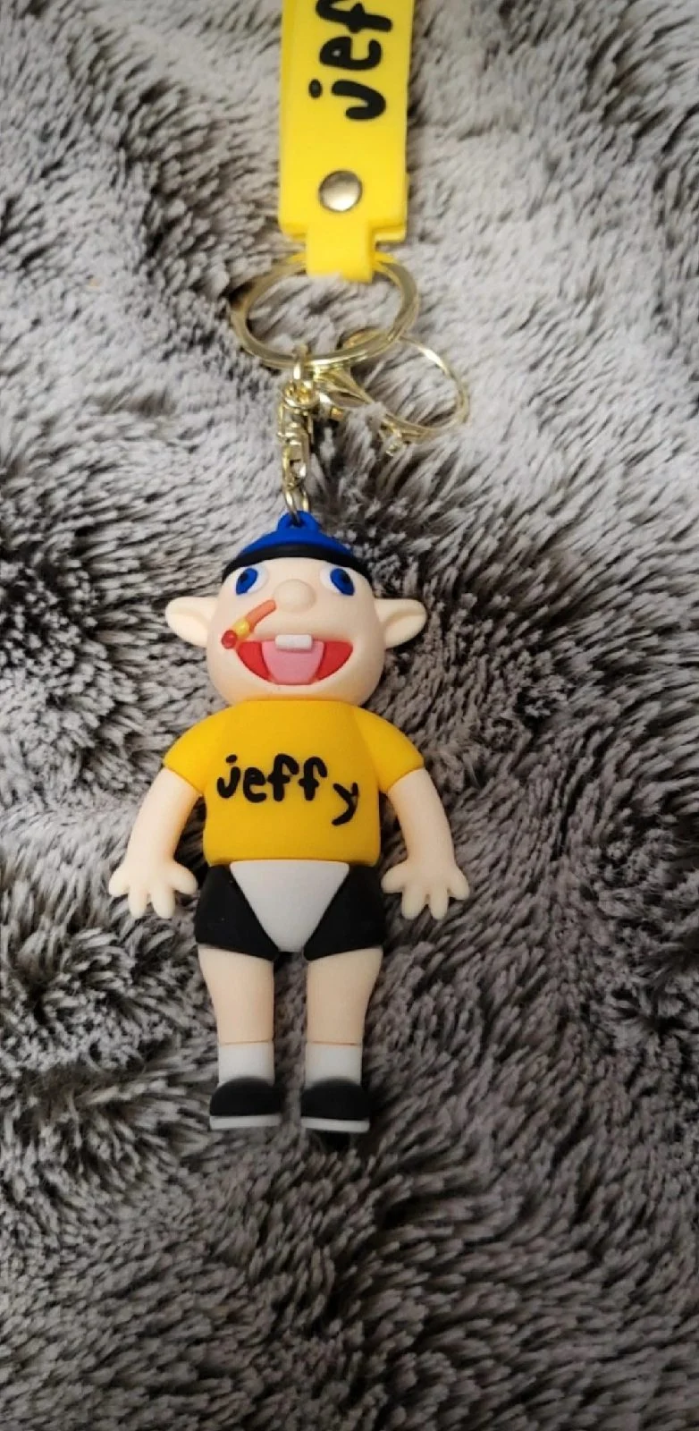 Jeffy Figure Keychain