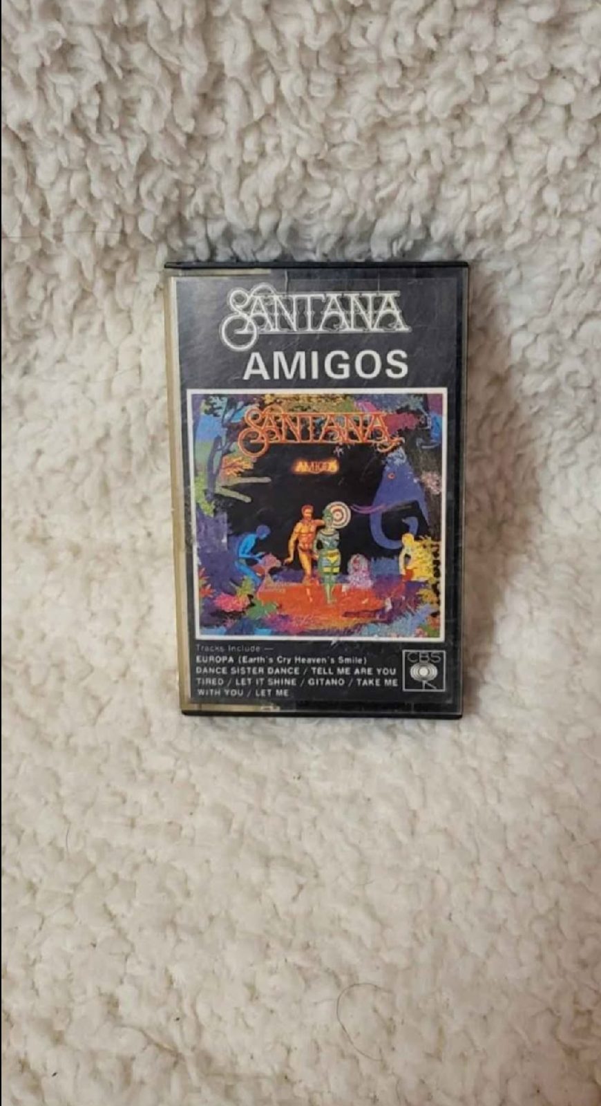 Santana Amigos Cassette Tape