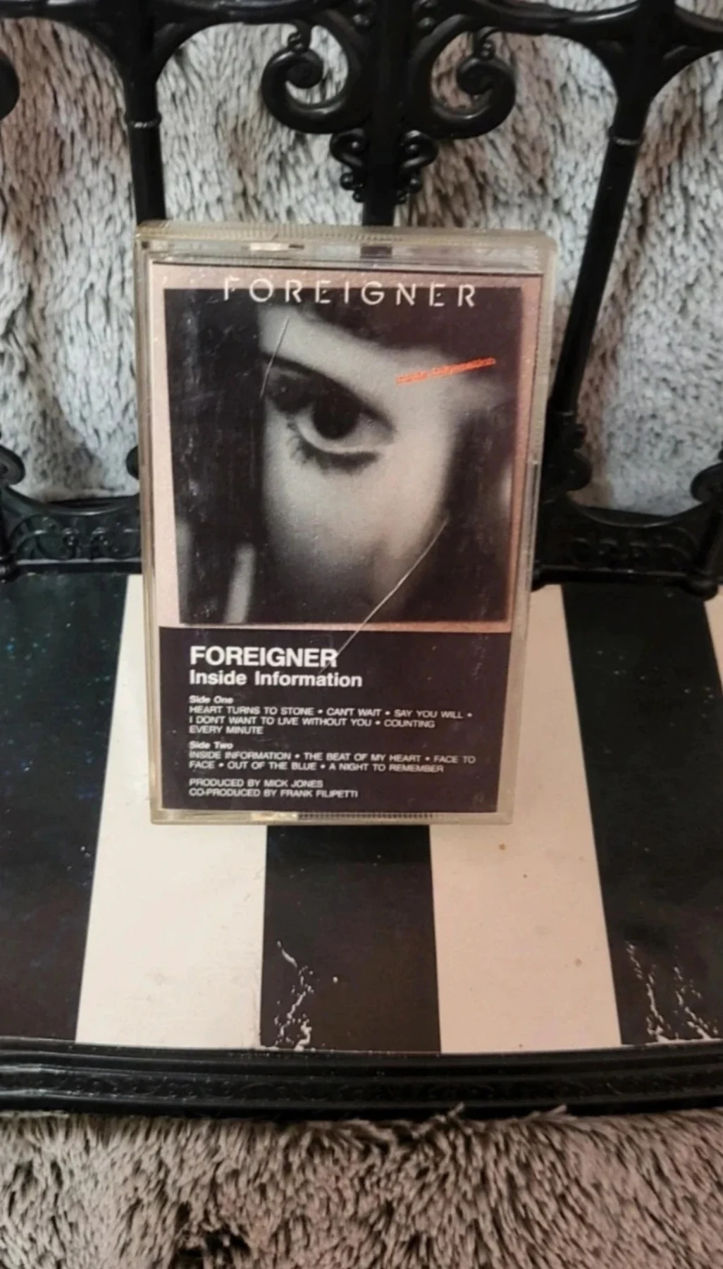 Foreigner Inside Information Cassette Tape