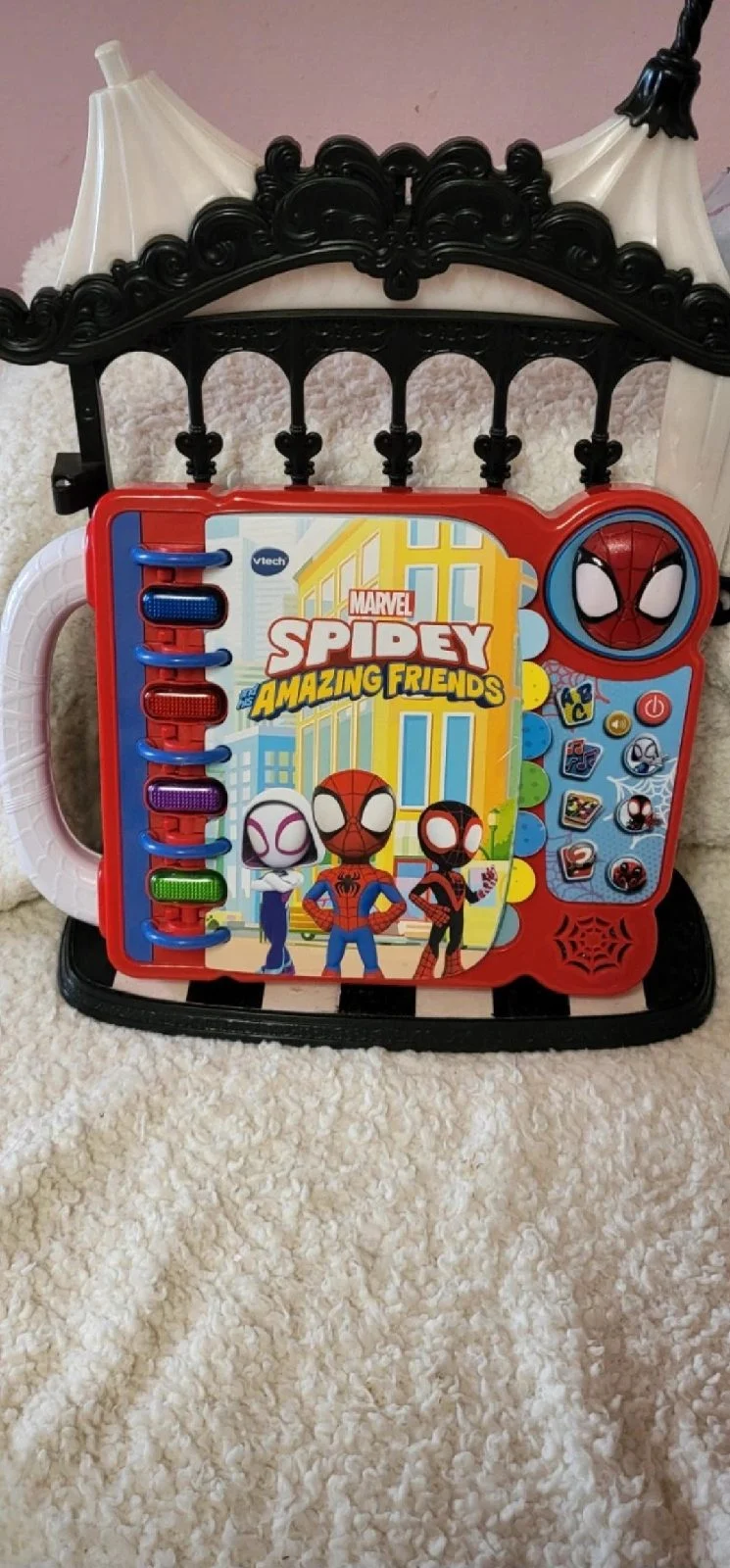 Marvel Spidey And His Amazing Friends Interactive Book Learning Toy