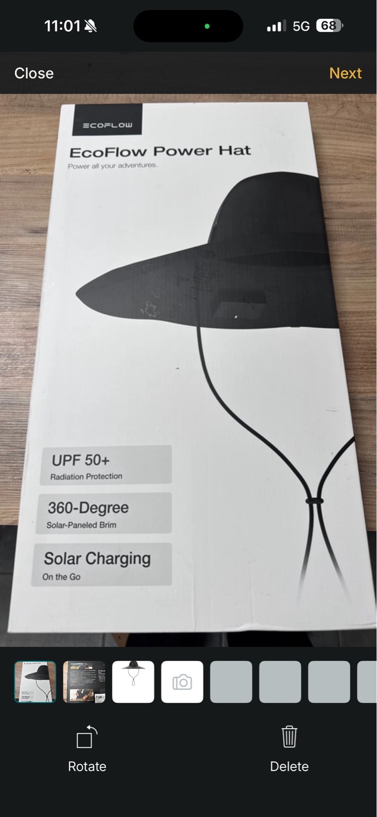 Eco flow power hat
