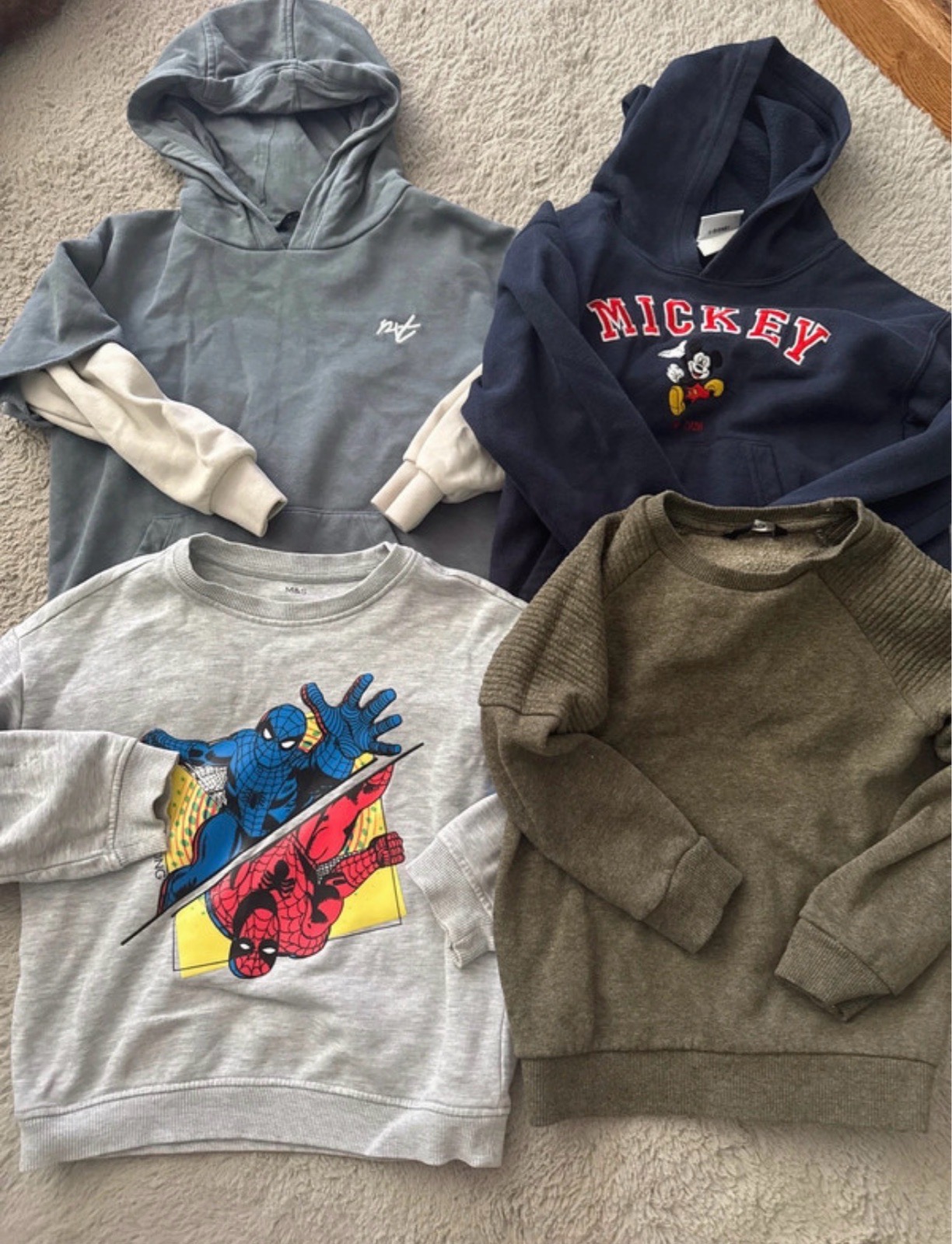 Boys hoodie/jumper bundle x4