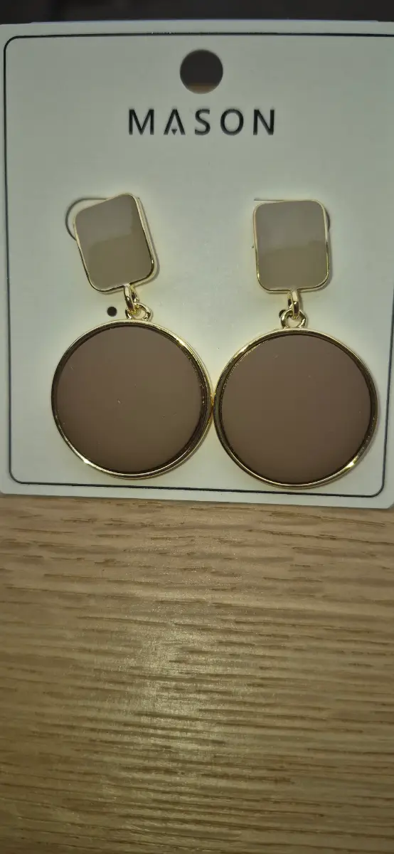 new brown stud earings
