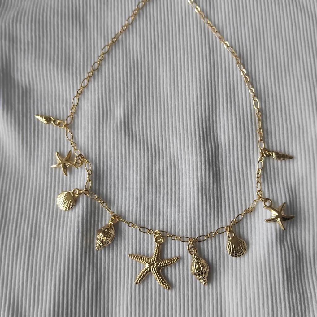 Vintage bohemian beach style necklace