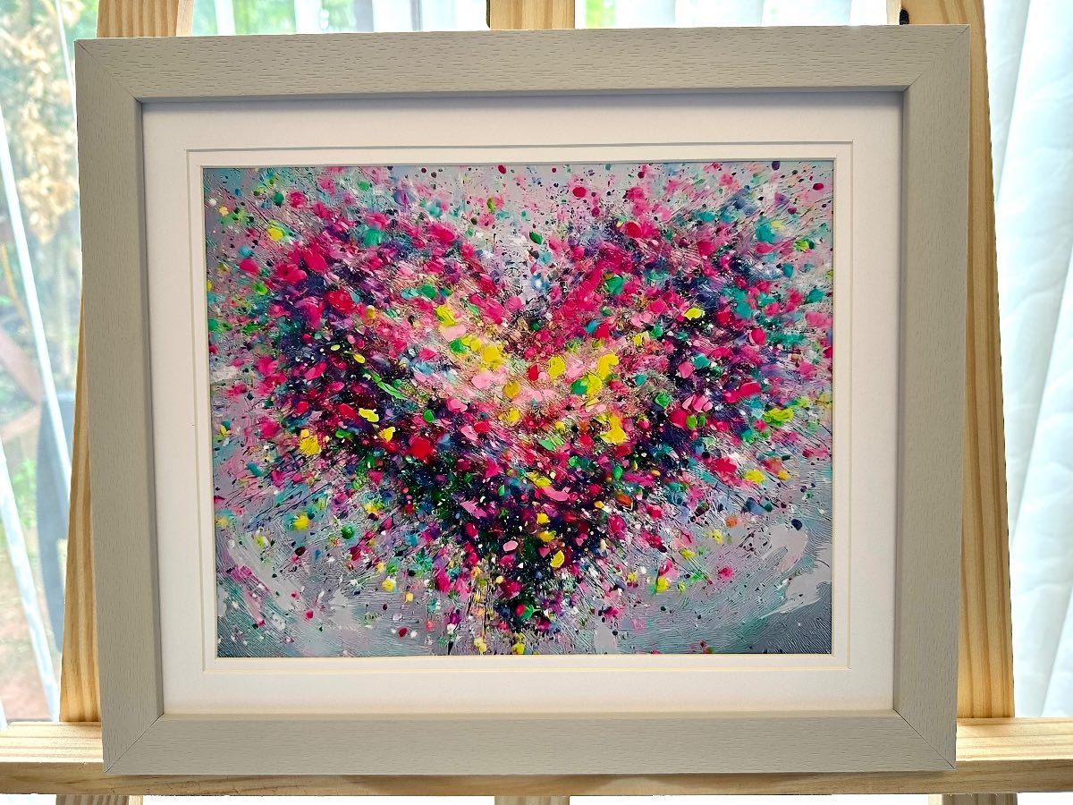 Colourburst Heart – Love in Full Colour A4 print