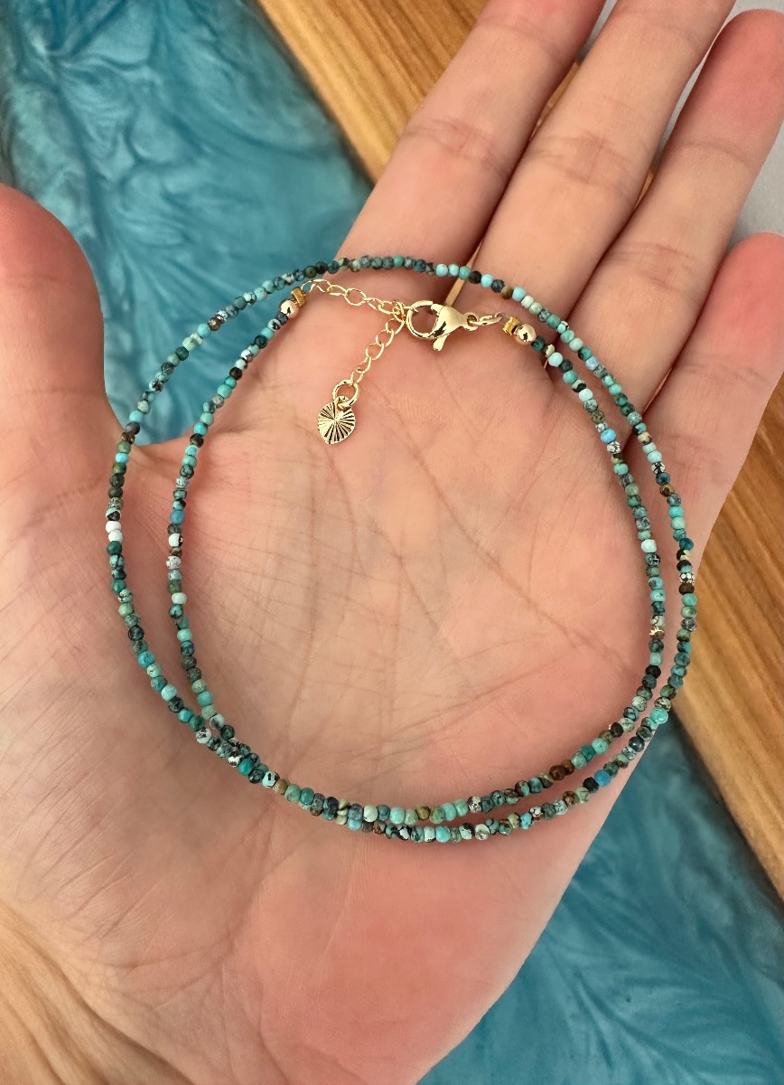 Turquoise Choker Style Necklace