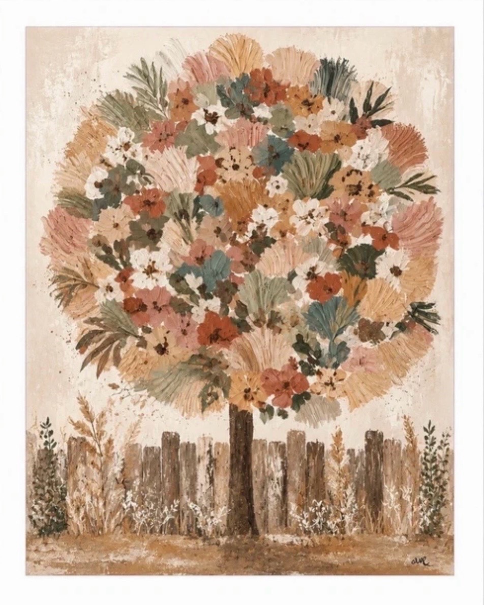 Boho Blossom Tree Print Trending Bohemian wall Art Home Decor