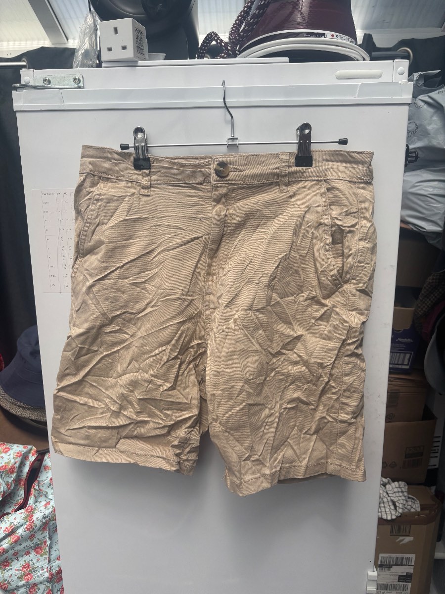 Boys Bench Beige Chino Shorts Age 13-14 Years Casual Summer